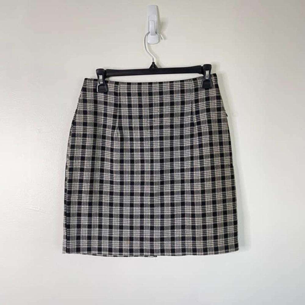 Vintage B.Moss Plaid Mini Skirt(4) - Picture 1 of 7